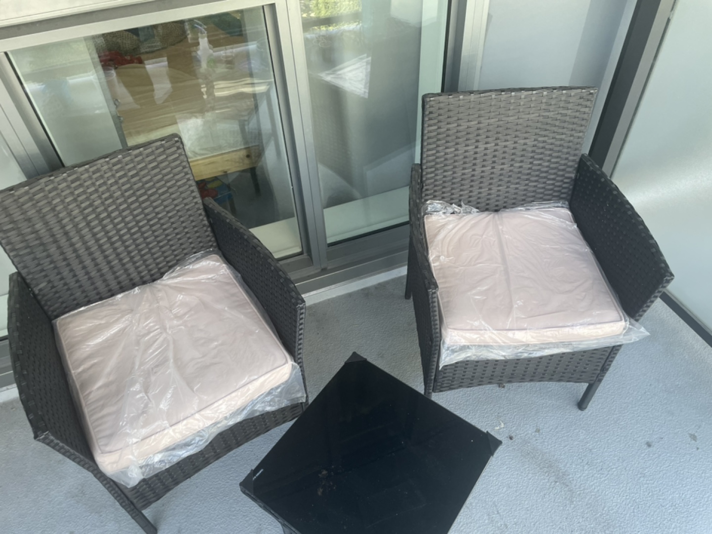3-Piece Patio Set - 2 Chairs & Table - photo 3