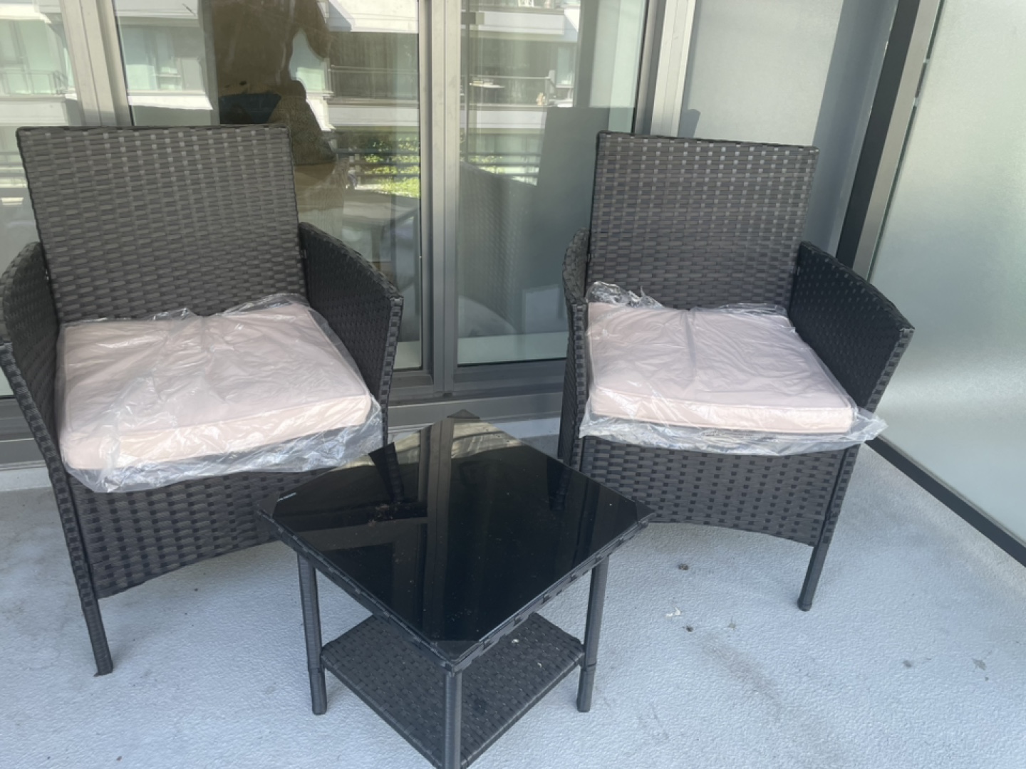 3-Piece Patio Set - 2 Chairs & Table - photo 4