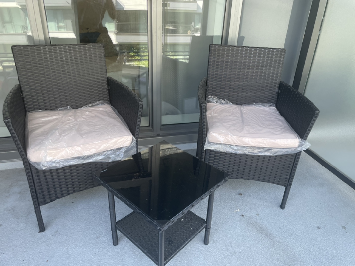3-Piece Patio Set - 2 Chairs & Table - photo 5