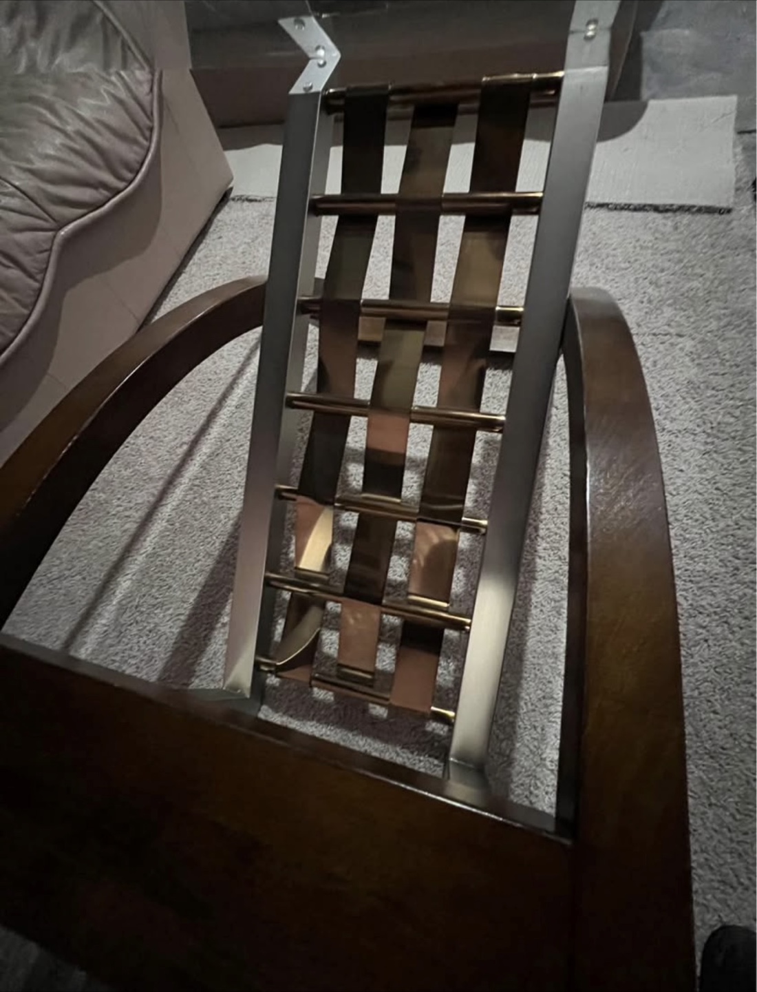 Modern Glass Top Coffee Table with Unique Wooden Base - photo 2