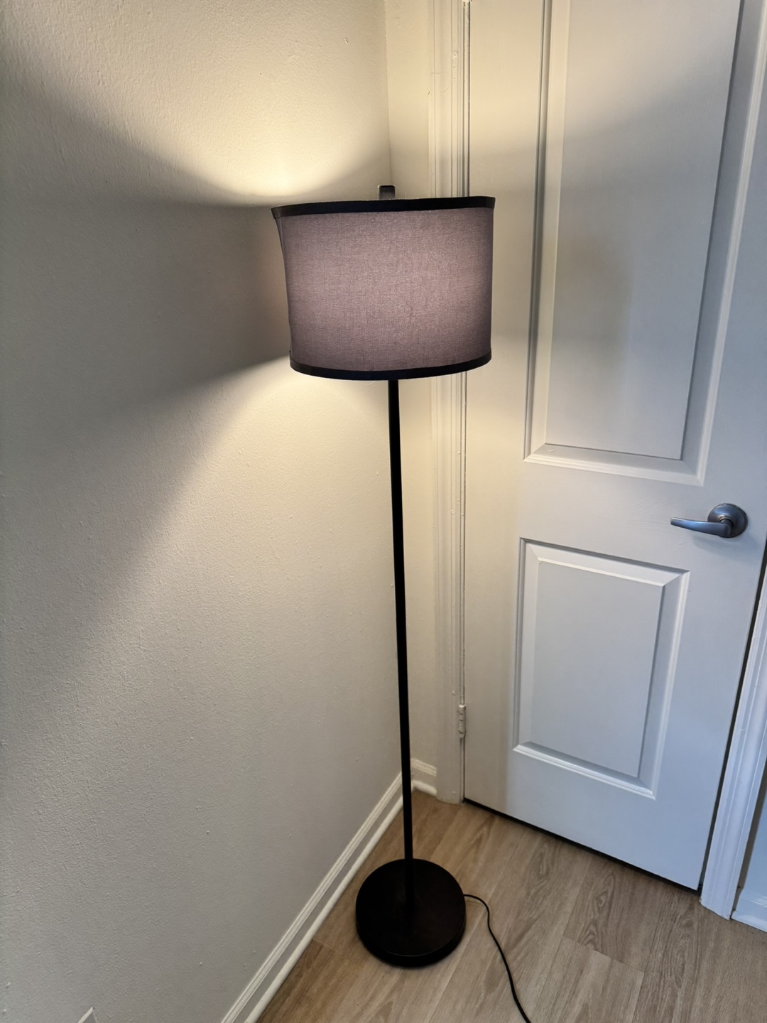 Floor Lamp with Gray Shade - photo 2