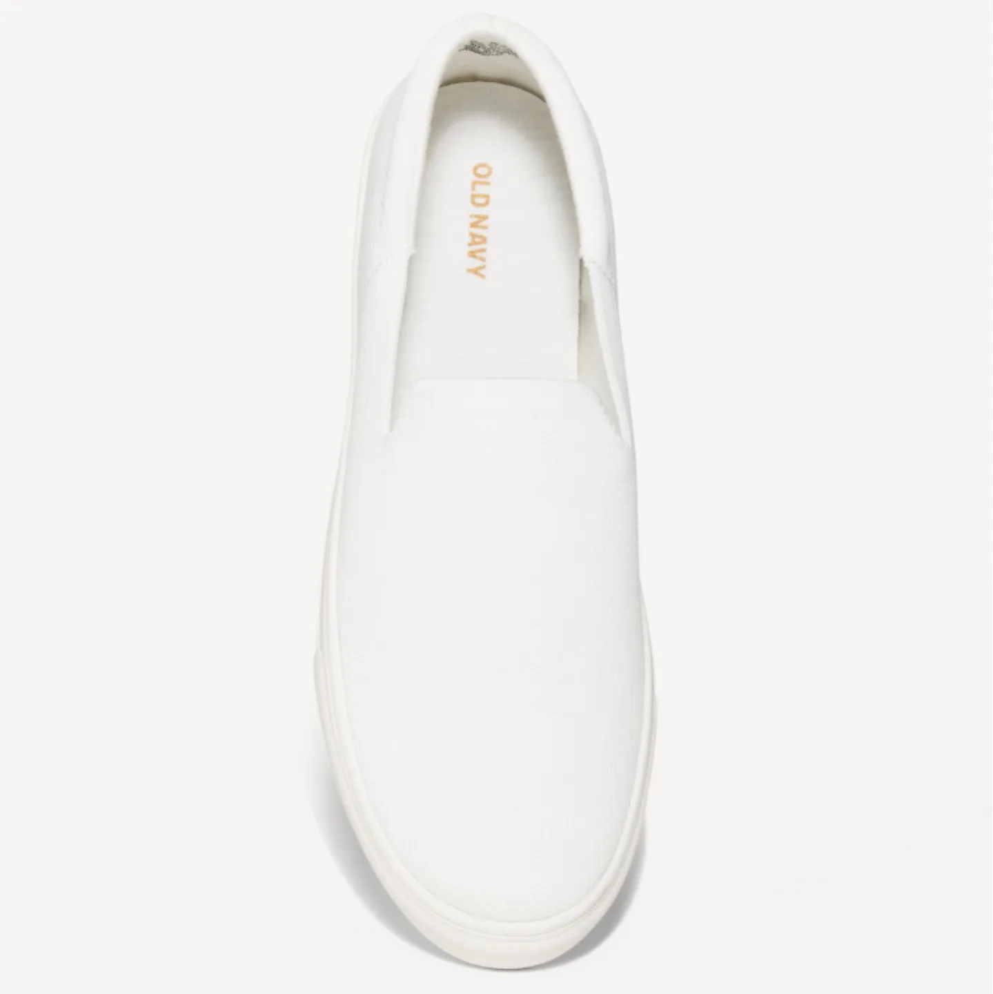 New in bag - Old Navy Women's White Slip-On Sneakers - Size 9 image indicator(5)