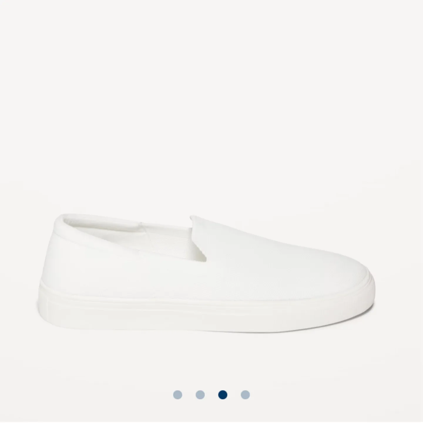 New in bag - Old Navy Women's White Slip-On Sneakers - Size 9 image indicator(6)