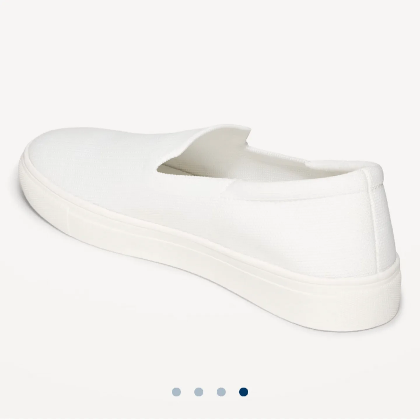 New in bag - Old Navy Women's White Slip-On Sneakers - Size 9 image indicator(7)