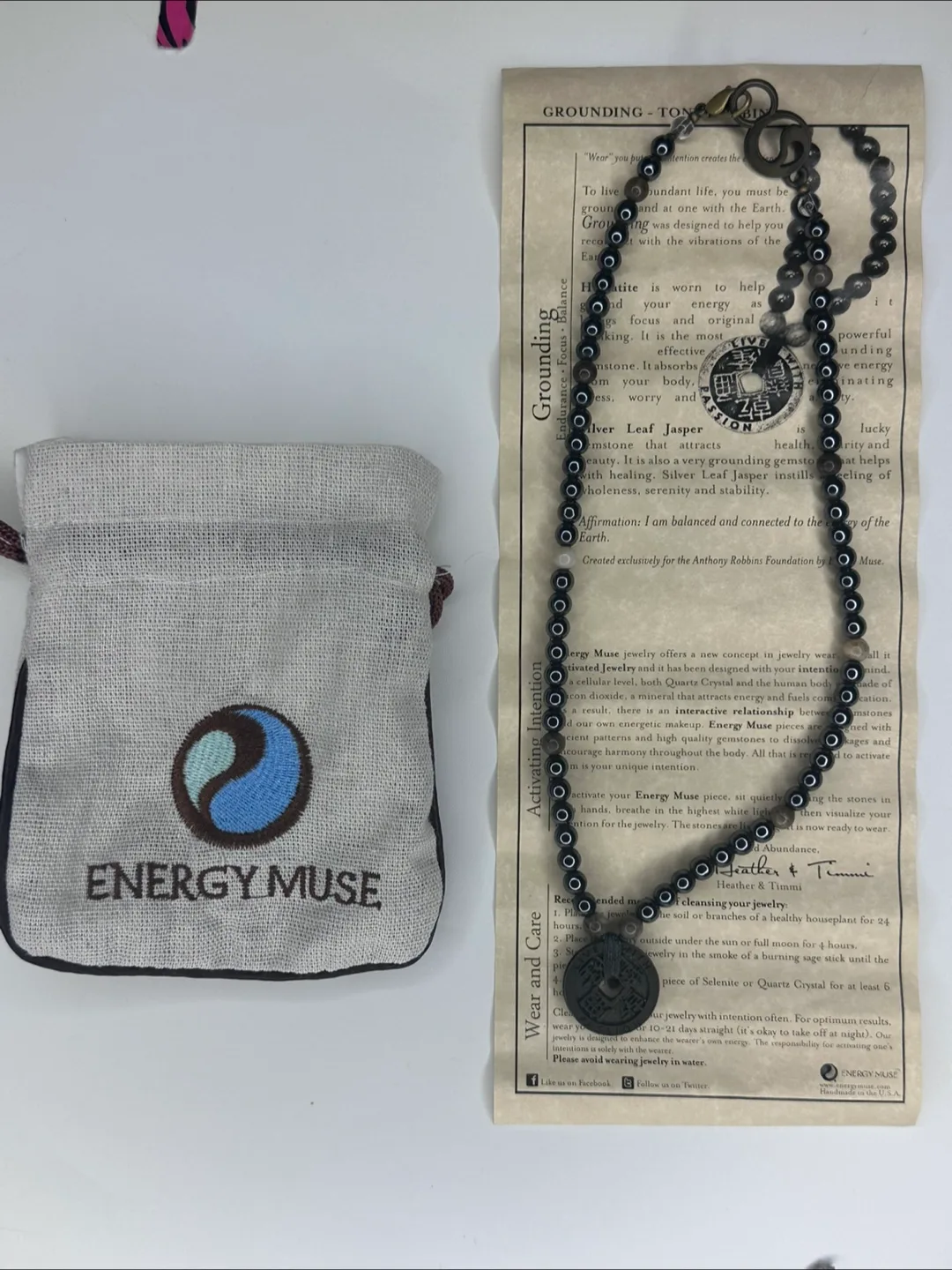 Energy Muse Grounding Necklace (Tony Robbin’s) thumbnail