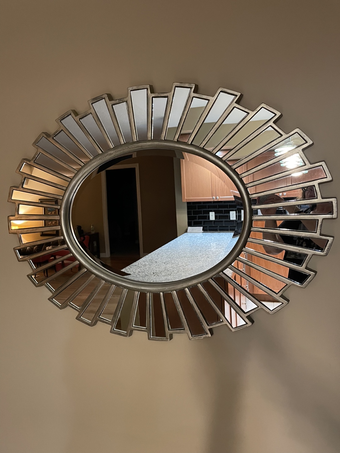 Sunburst Mirror - Elegant Wall Decor