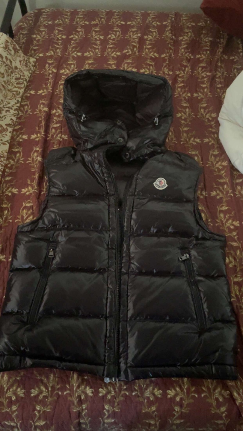 Moncler Black Puffer Vest with Hood - photo 2