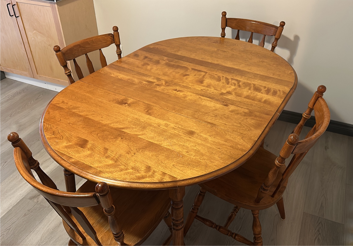 Solid Wood Dining Set - photo 4