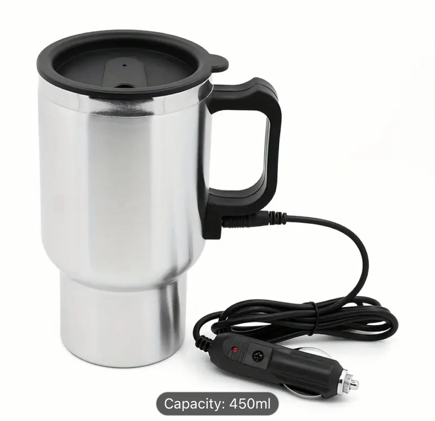 450ml Stainless Steel Car Mug Warmer thumbnail