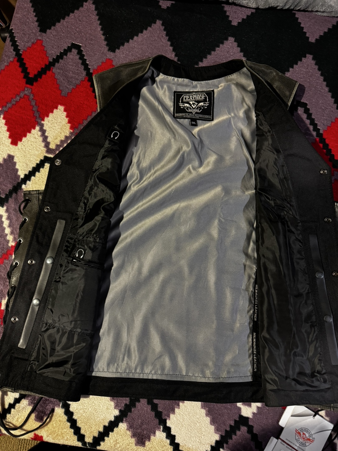 Men's Milwaukee Leather Vest - Size 3XL - photo 4