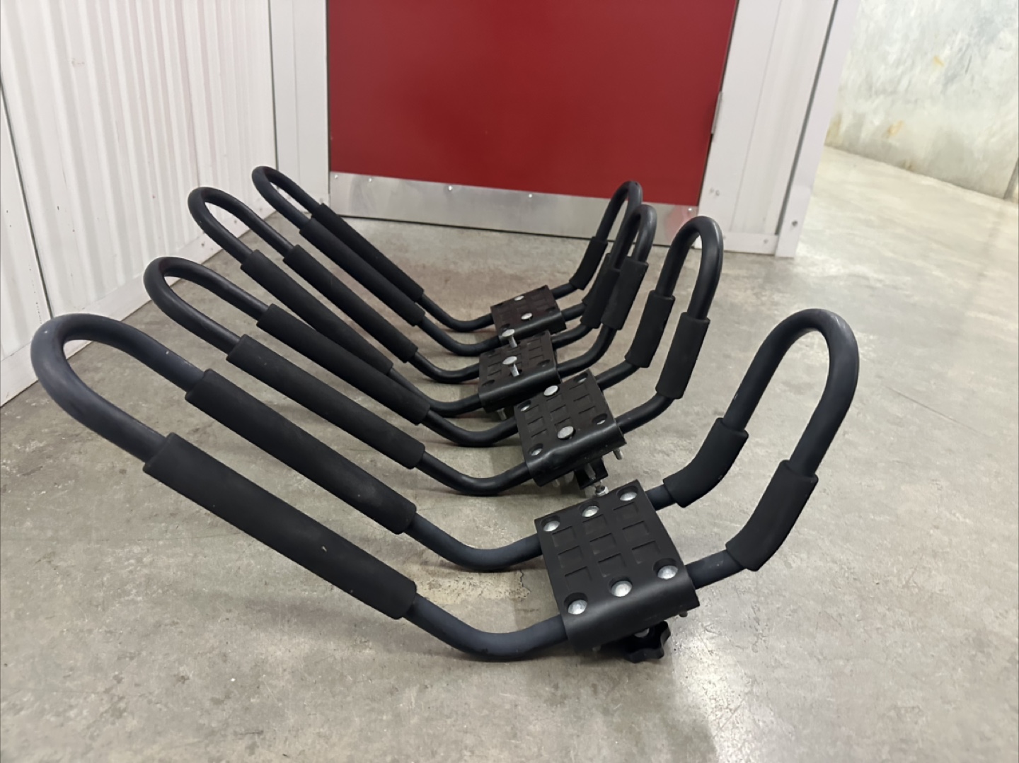 Set of 4 Kayak Carriers - Roof Rack J-Style Carriers - photo 2