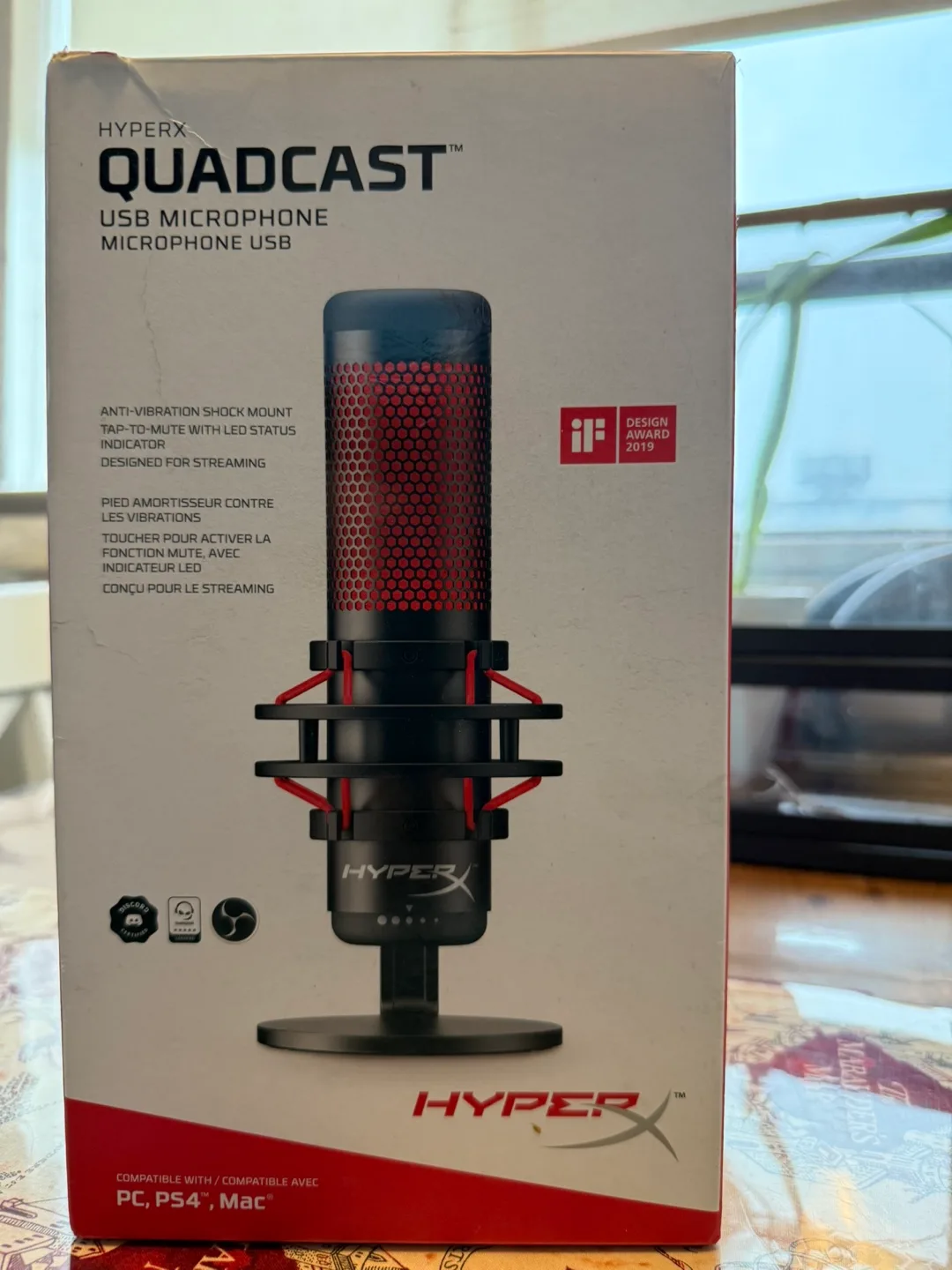 HyperX QuadCast USB Microphone - Moving Sale 💚 thumbnail