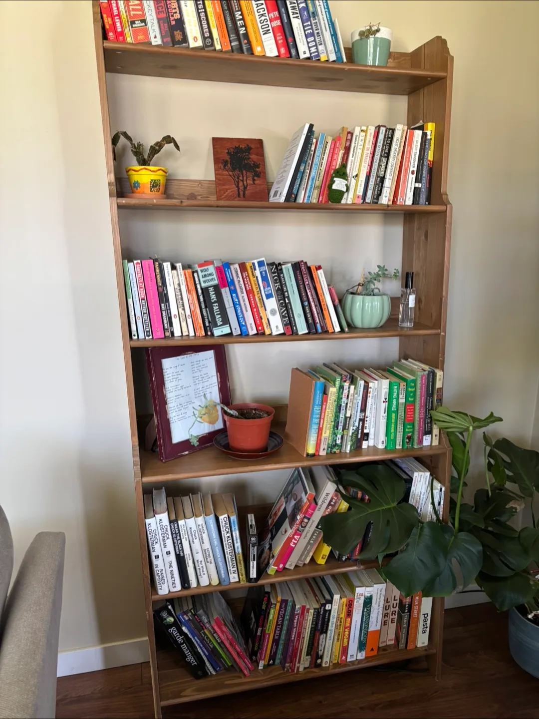 Wooden 5-Shelf Bookcase thumbnail