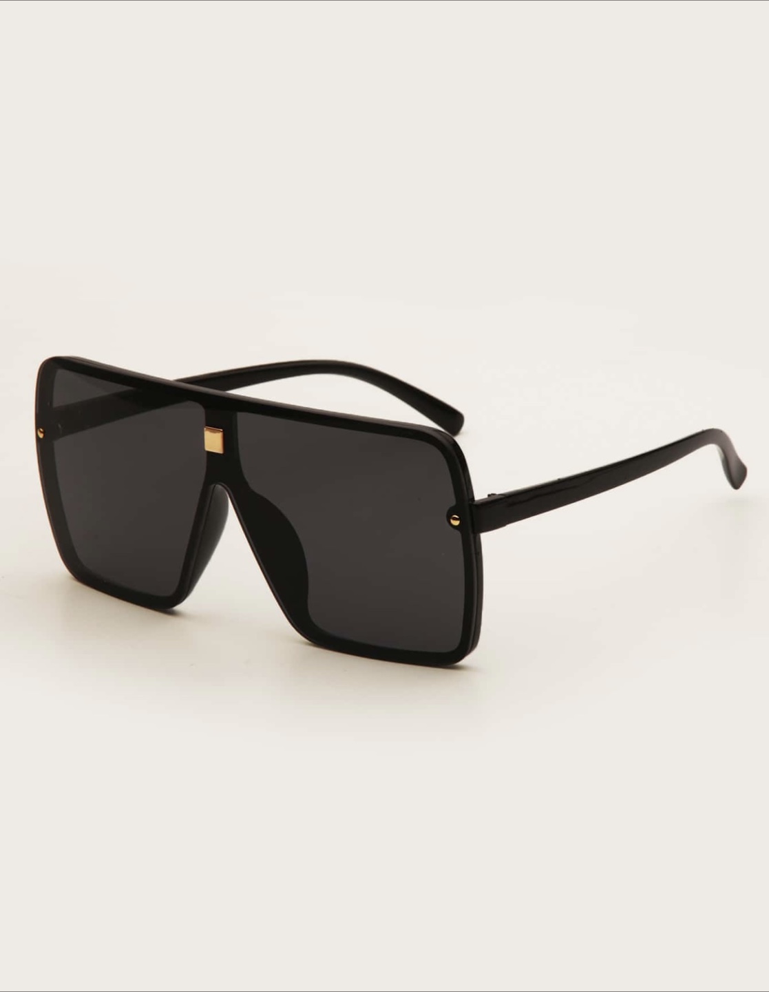Oversized Black Square Sunglasses - photo 5