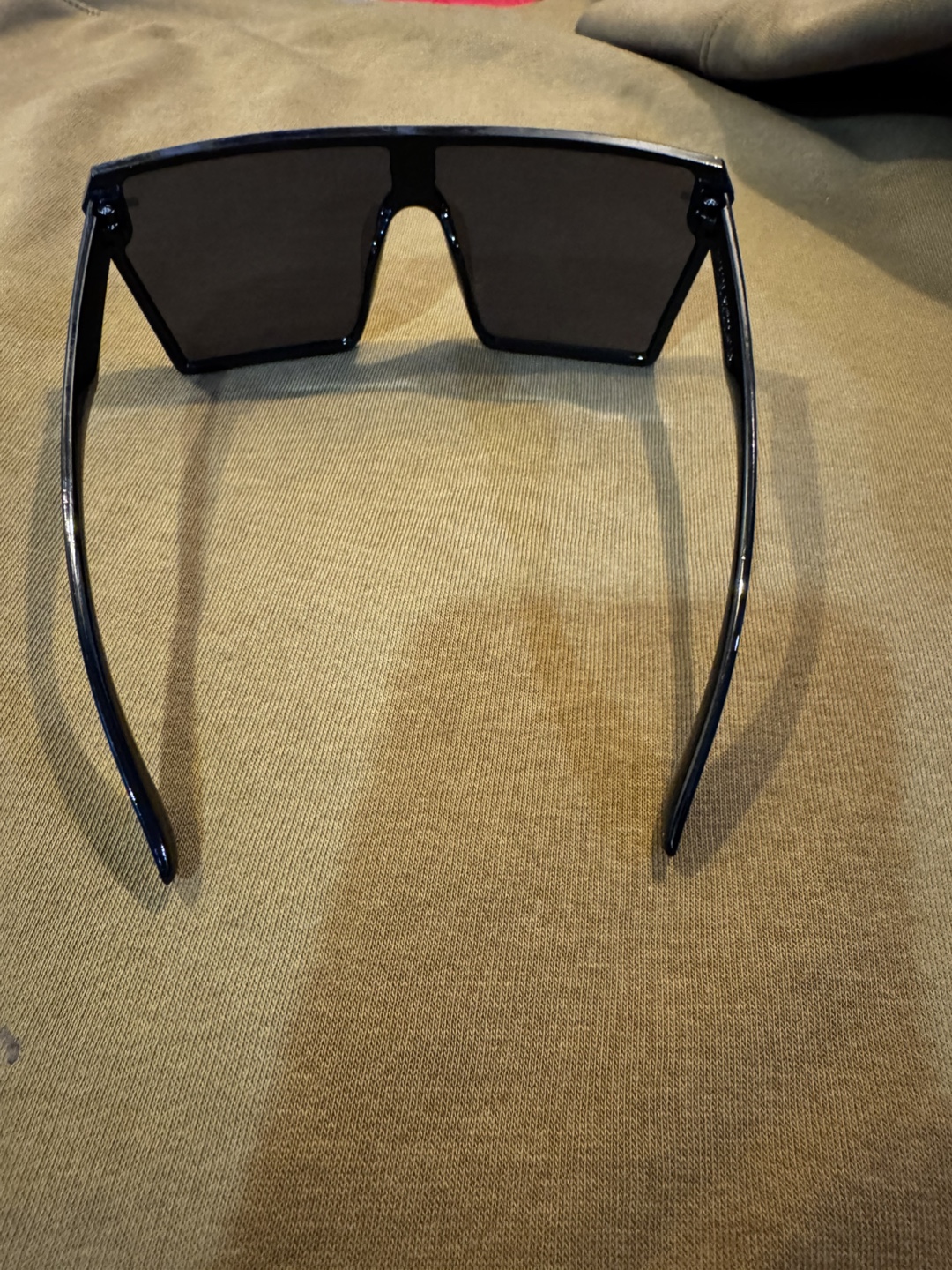Oversized Black Square Sunglasses