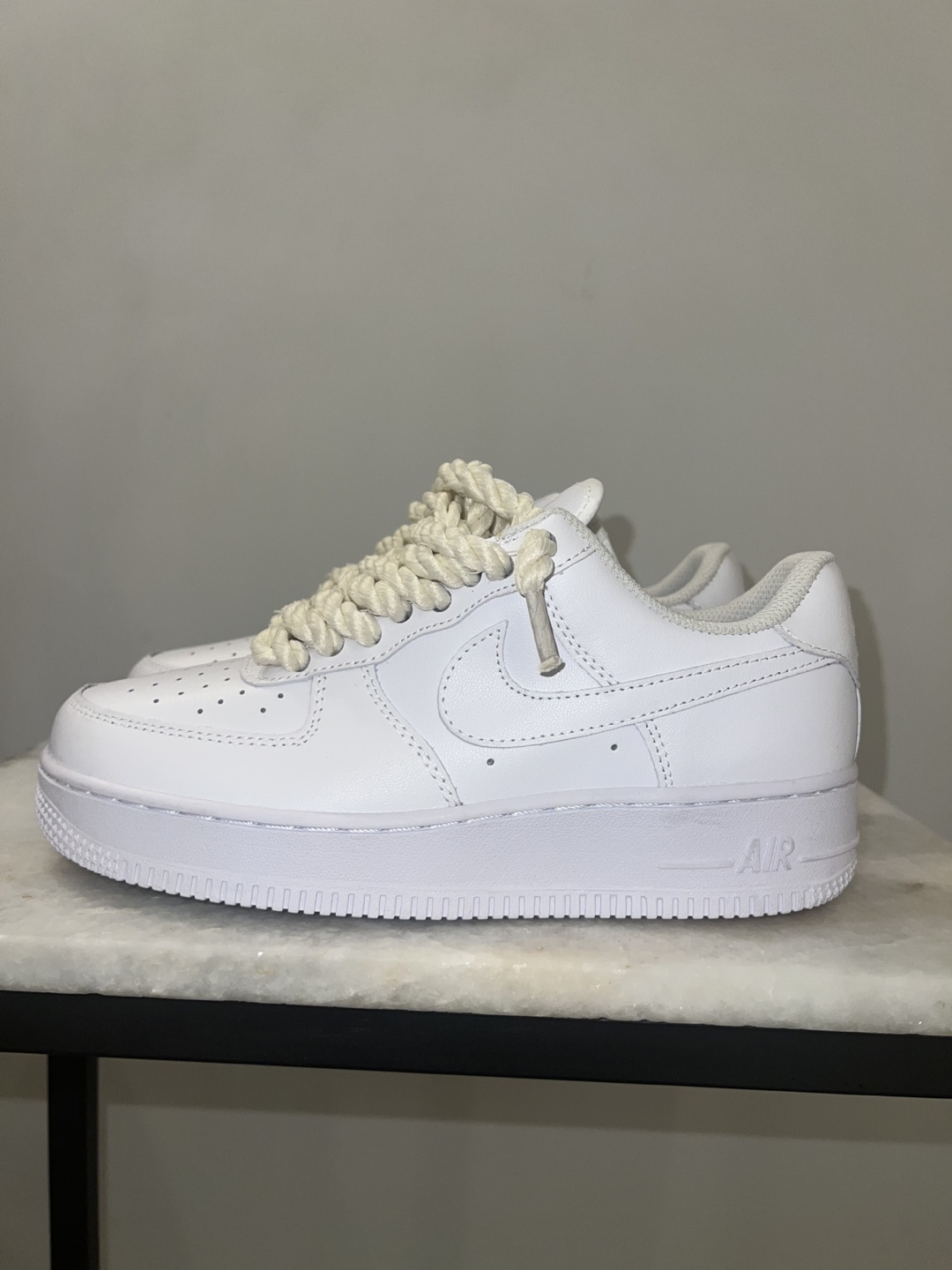 Nike Air Force 1 '07 (GS) Size 7Y - White - photo 2
