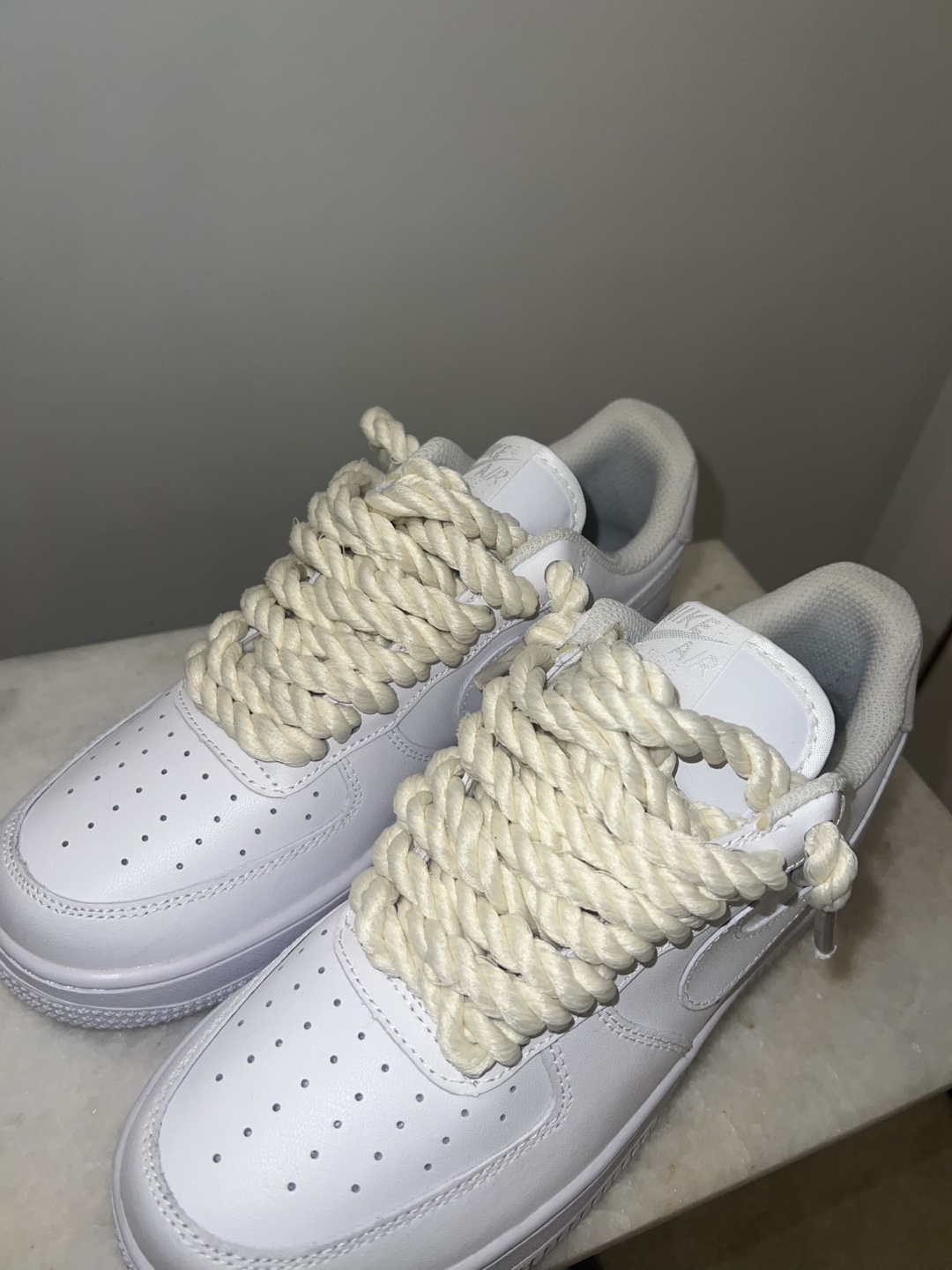 Nike Air Force 1 '07 (GS) Size 7Y - White - photo 3