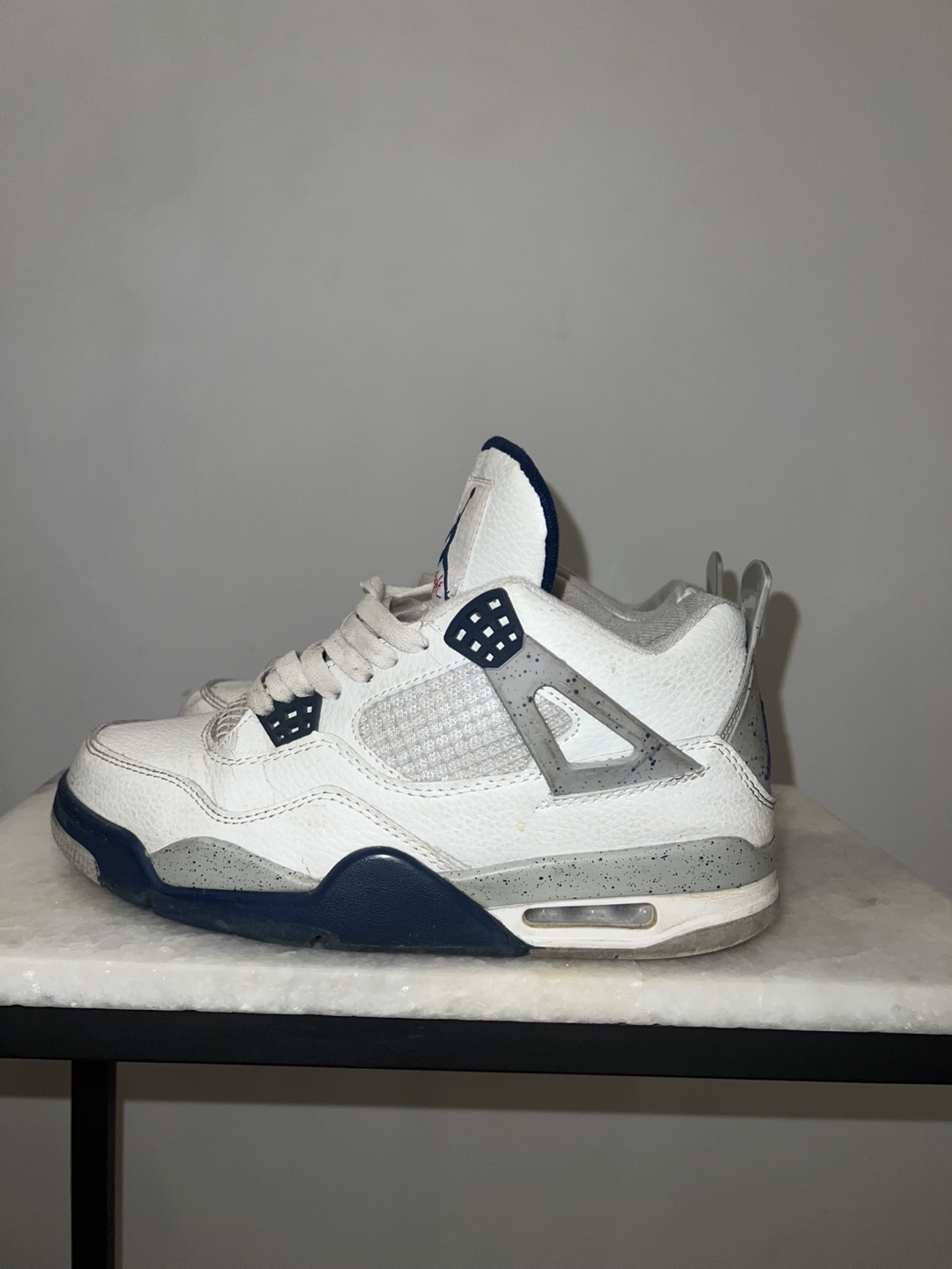 Air Jordan 4 Retro GS 'White/Navy'