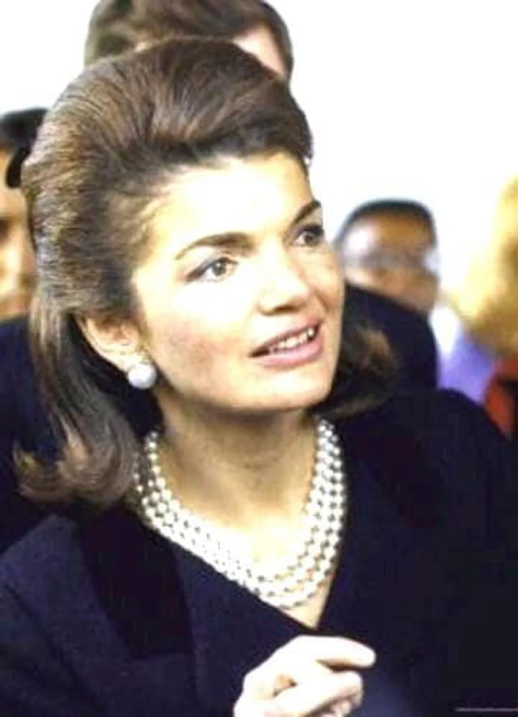 Camrose & Kross - Jackie Kennedy - JBK 3 Row Pearl Necklace image indicator(7)