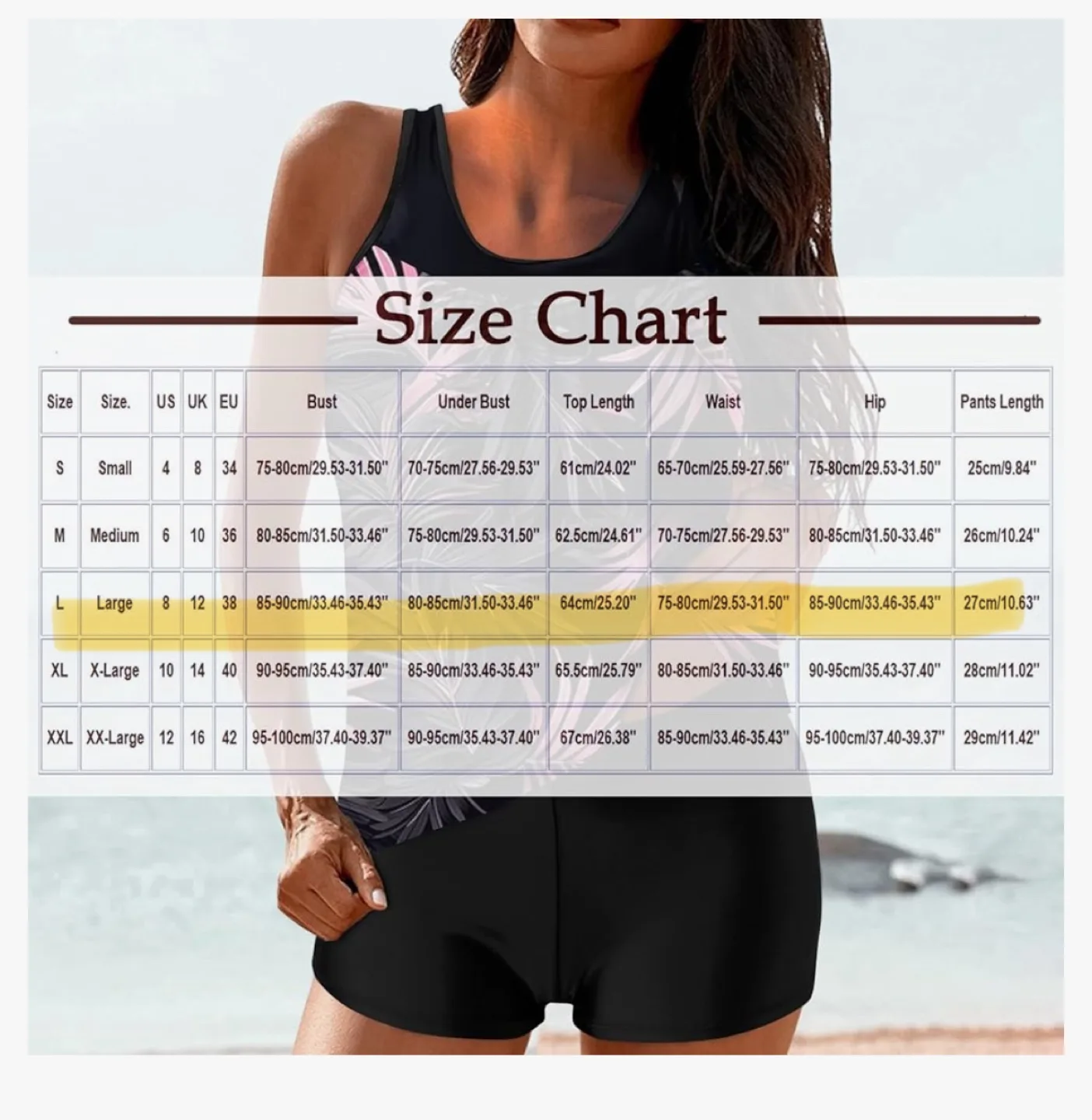 New Women's Two-Piece Swimsuit - Ombré Stripes image indicator(3)