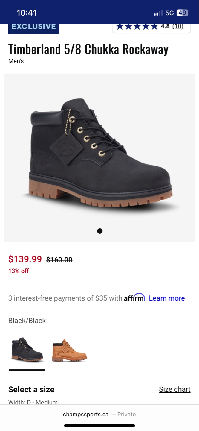 Men's Timberland