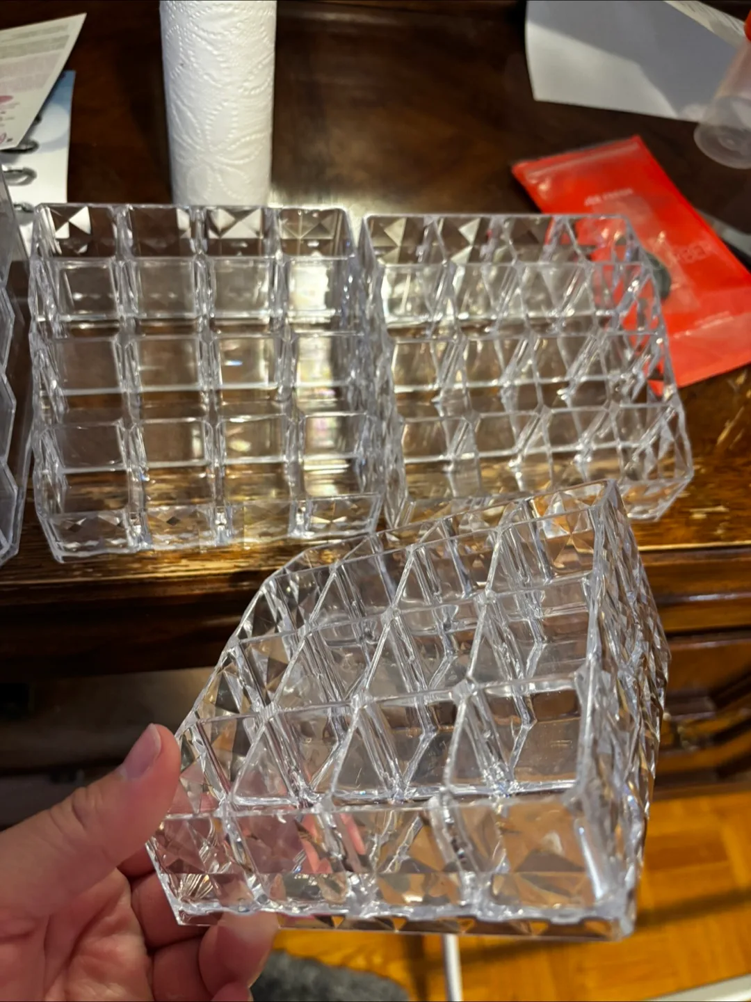 Clear Acrylic Makeup Organiser thumbnail