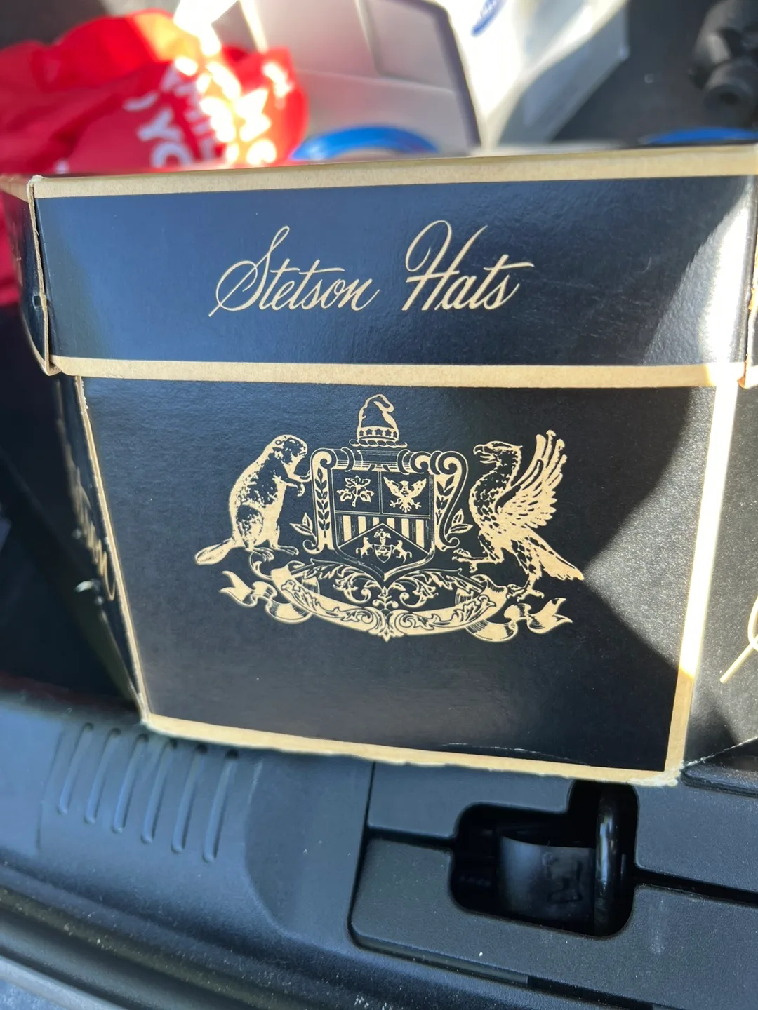 Vintage Stetson Royal Fedora Hat - Size 7 1/4 image indicator(10)