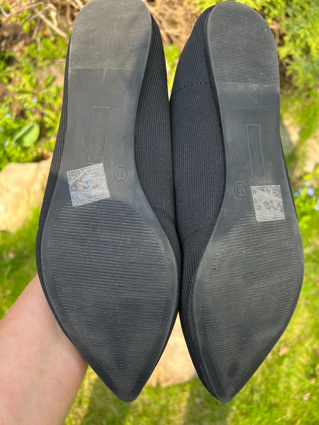 Call It Spring Women's Black Toe Flats - Size 11 image indicator(6)