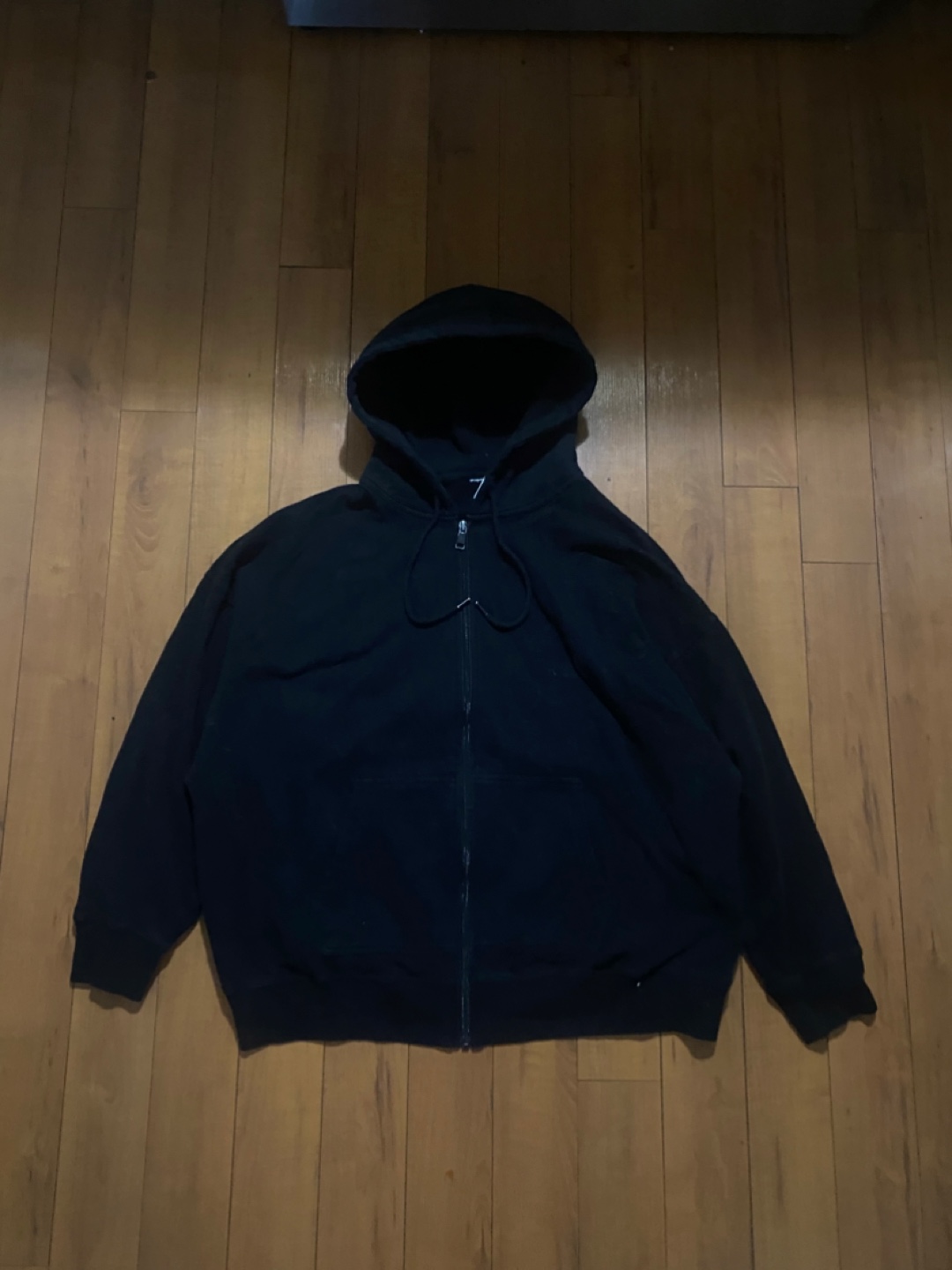 Black Zip-Up Hoodie