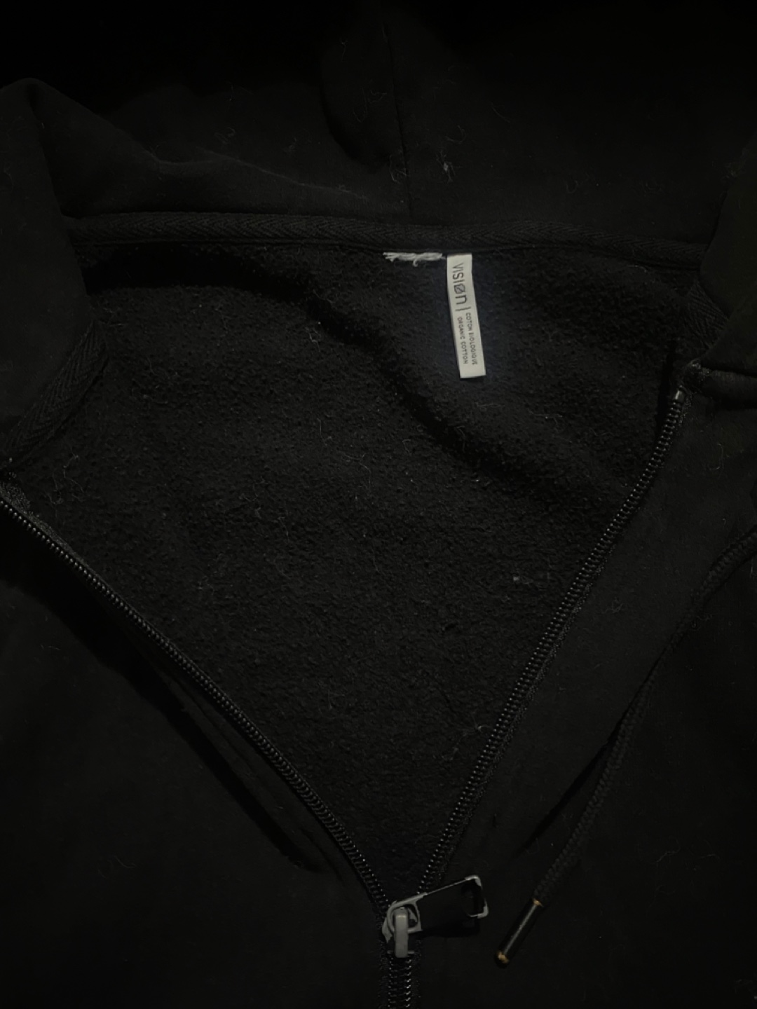 Black Zip-Up Hoodie - photo 2