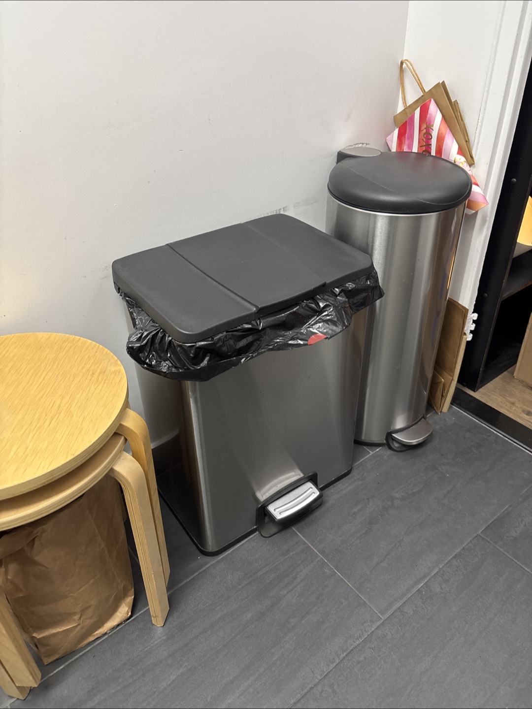 Stainless Steel Step Trash Can - photo 2