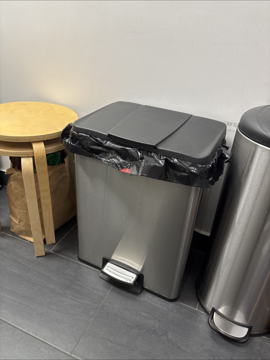 Stainless Steel Step Trash Can - photo 3