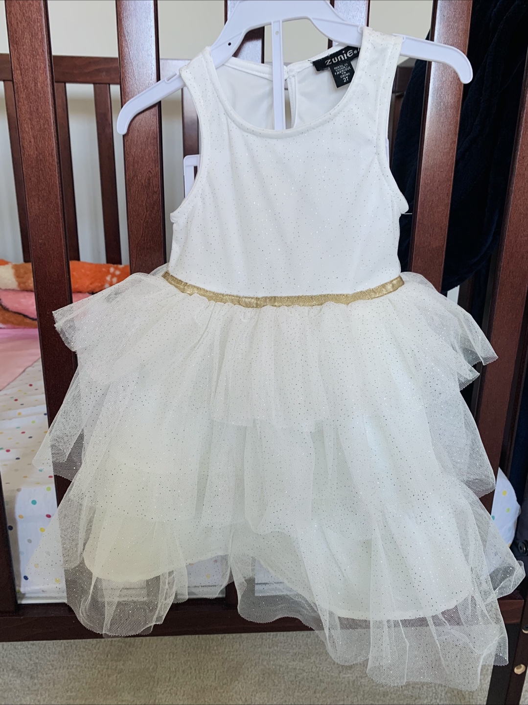 White Tulle Dress Size 2T