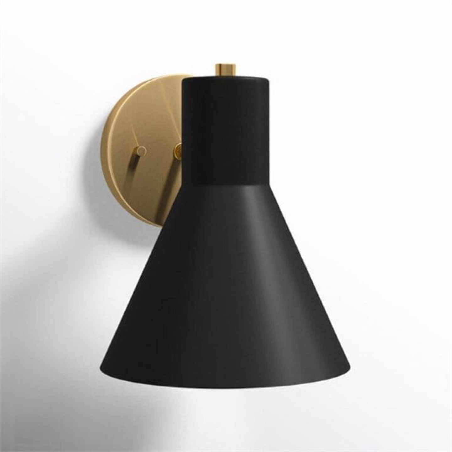 Black Cone Wall Sconce-Brand new Byers Steel Armed Sconce - photo 3