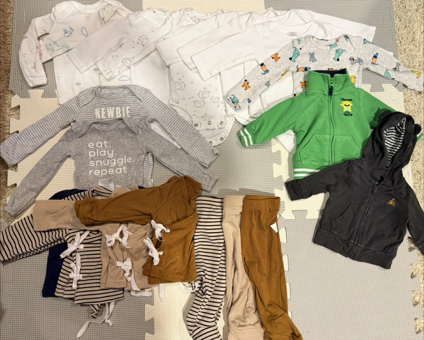 Newborn baby boy clothes  FREE newborn diapers