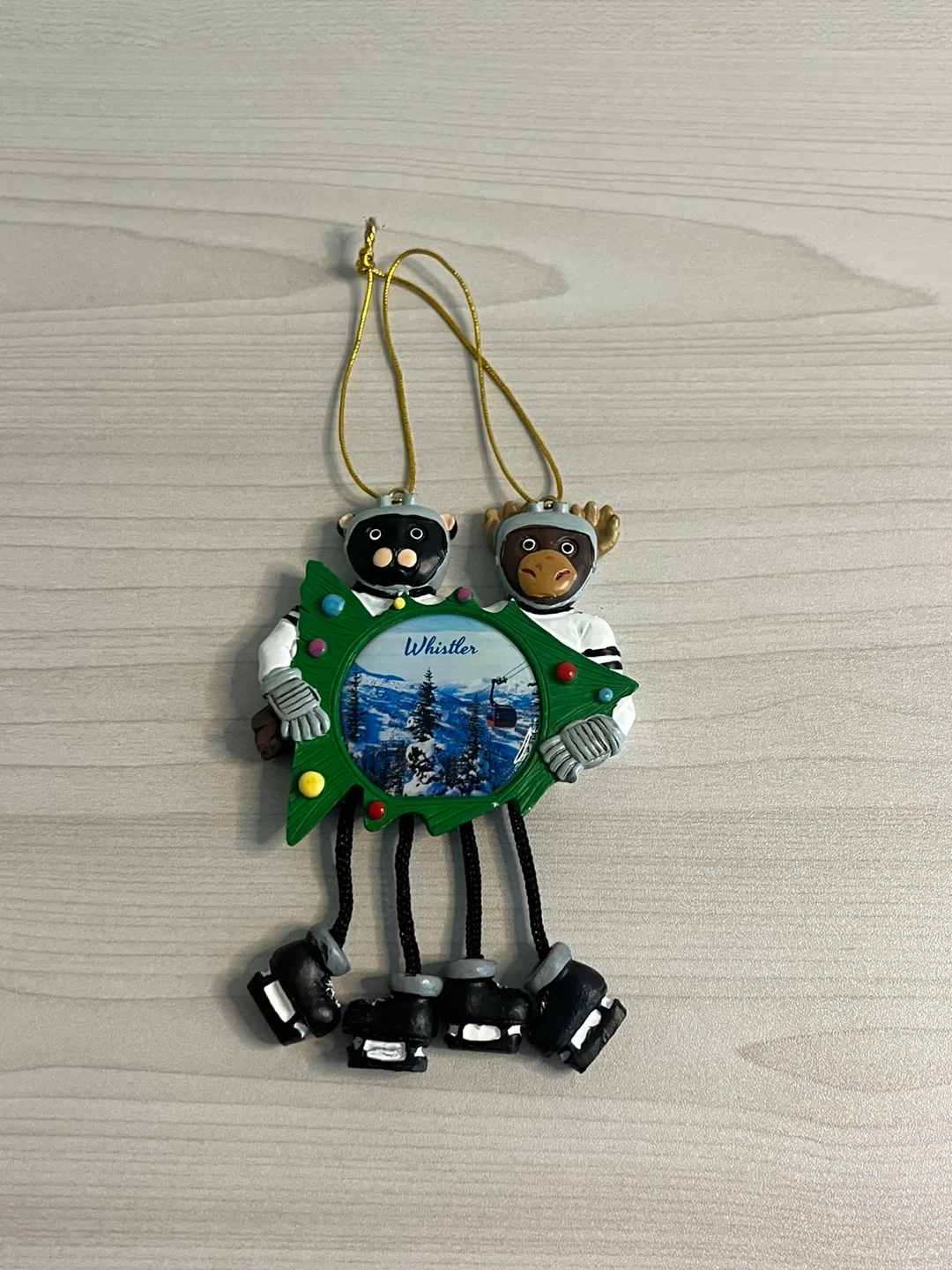 Whistler Bear and Moose Christmas Ornament image indicator(2)