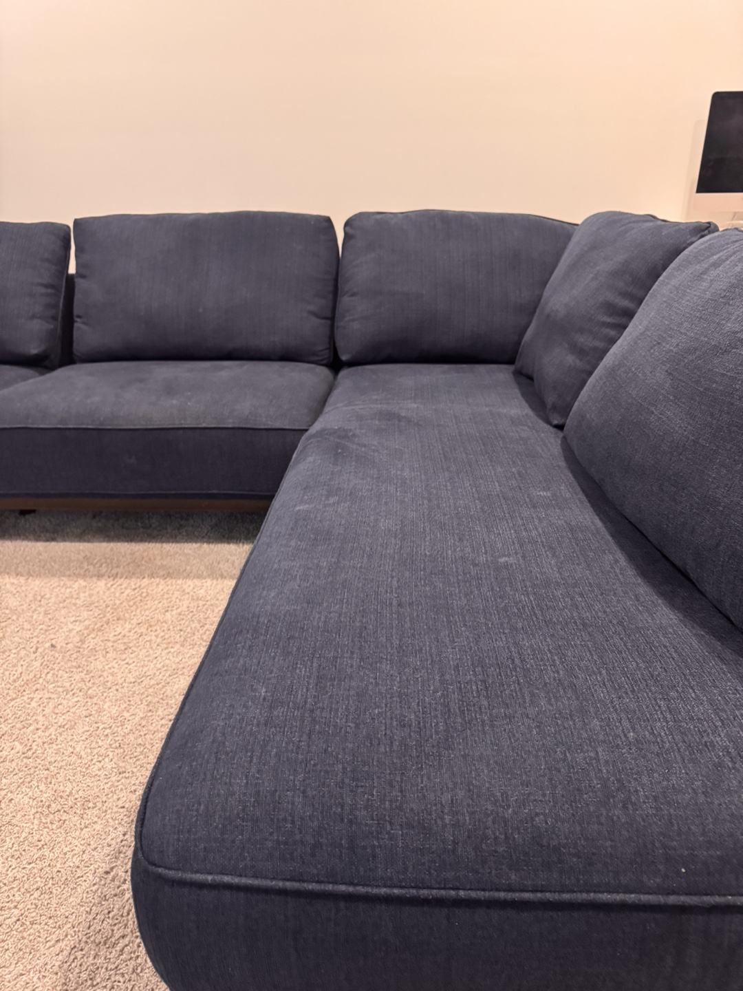 Cindy Crawford Home Gena Sectional Sofa - Midnight Blue - photo 5