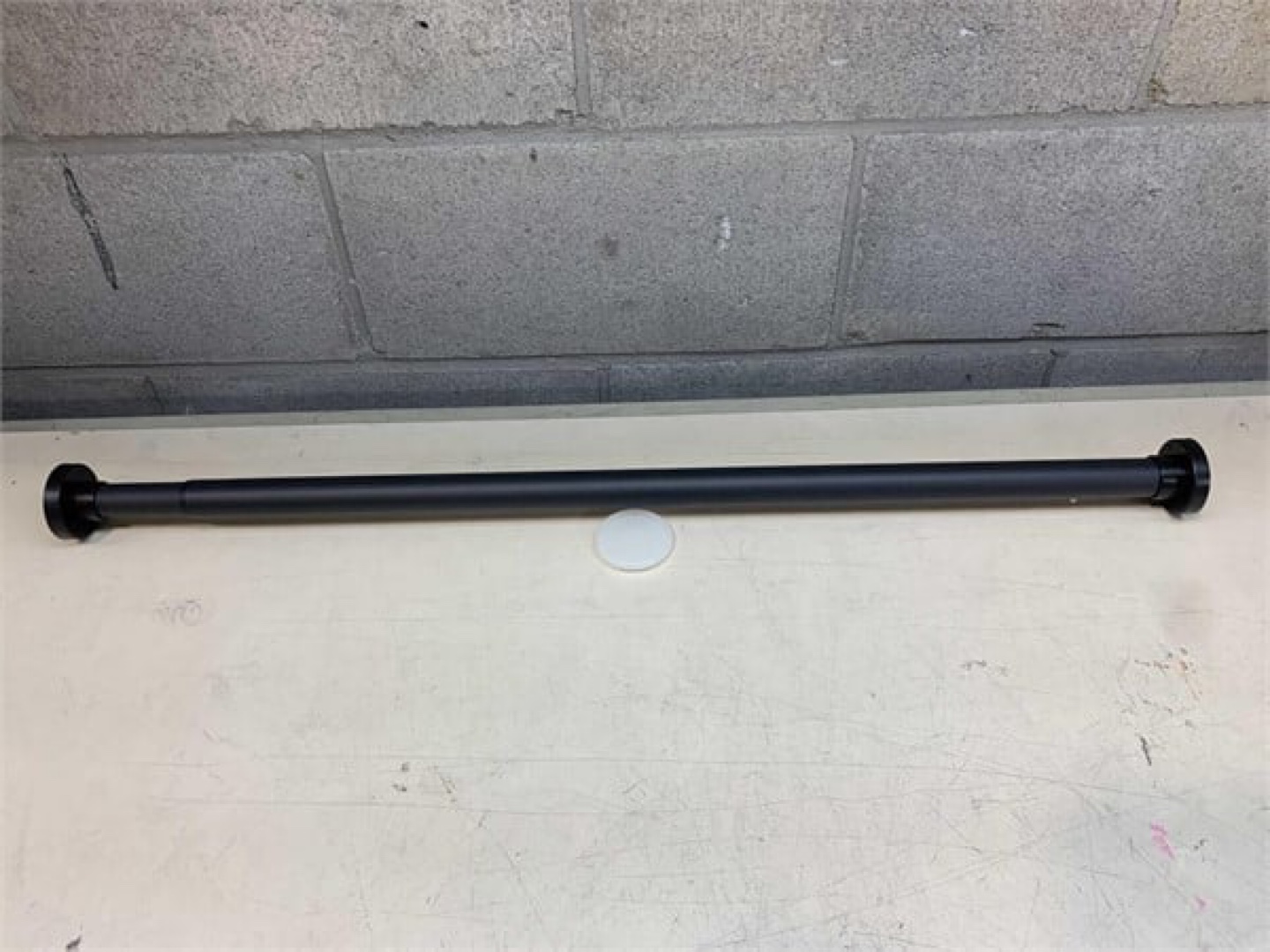Black Telescopic Curtain Rod 28-43"