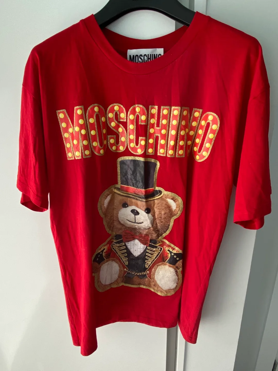 Moschino Red Teddy Bear T-Shirt thumbnail