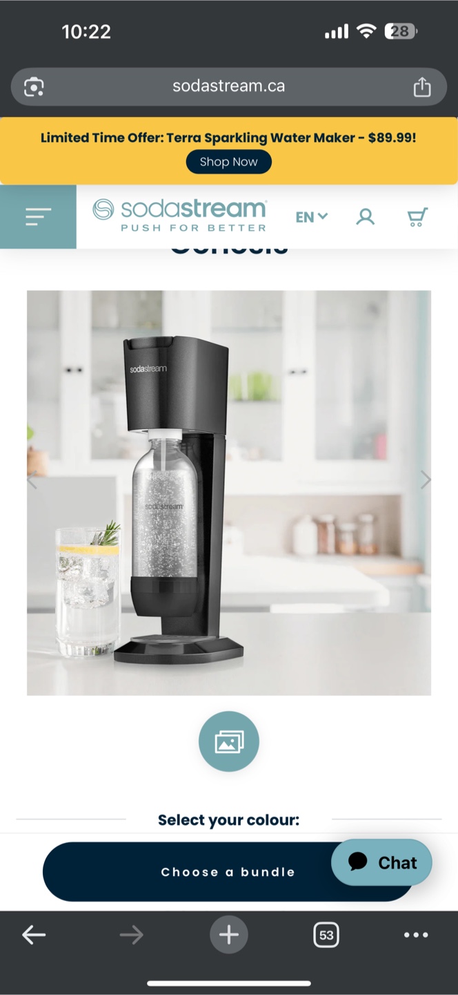 SodaStream Terra Sparkling Water Maker