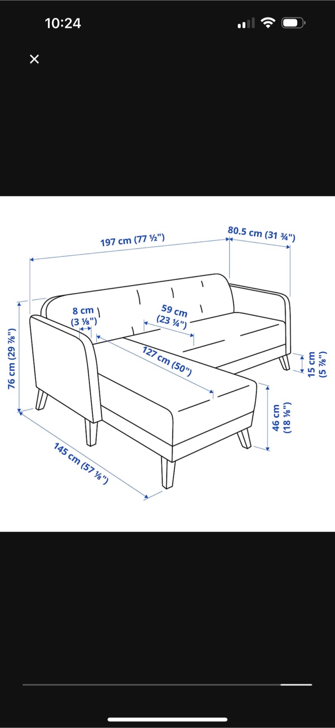 IKEA Vallentuna Sectional Sofa - Beige