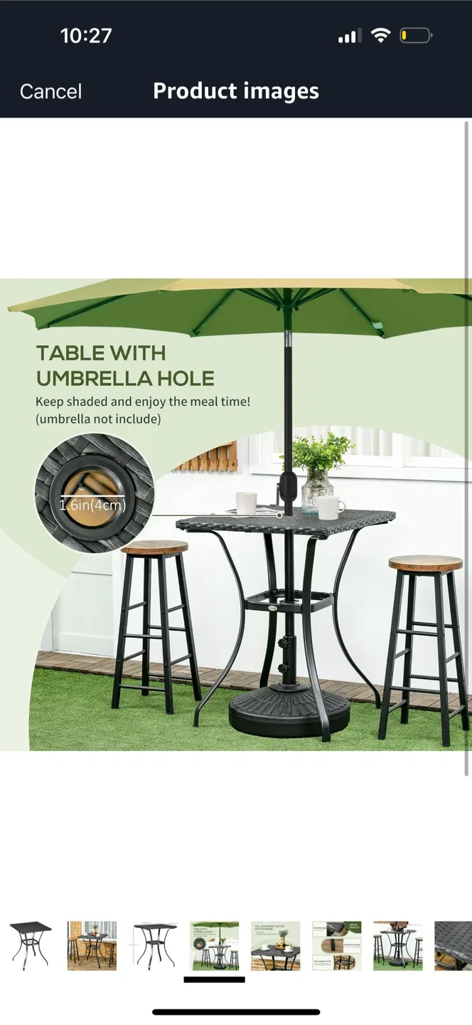 Outdoor Patio Bistro Table image indicator(8)