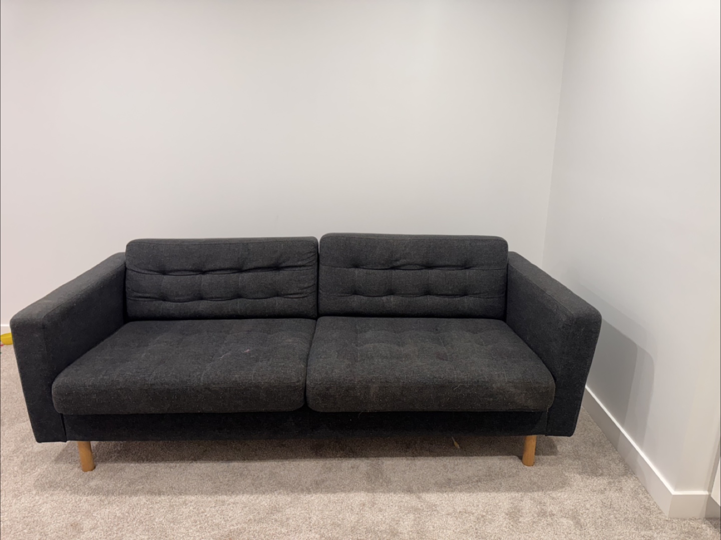 Dark Grey Two-Seater Sofa - photo 2