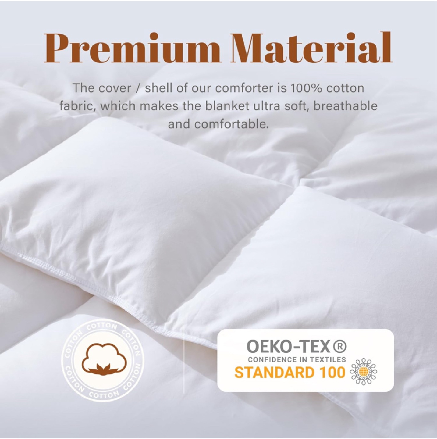 Luxury Feather Comforter - California King Size - Sealed - photo 3
