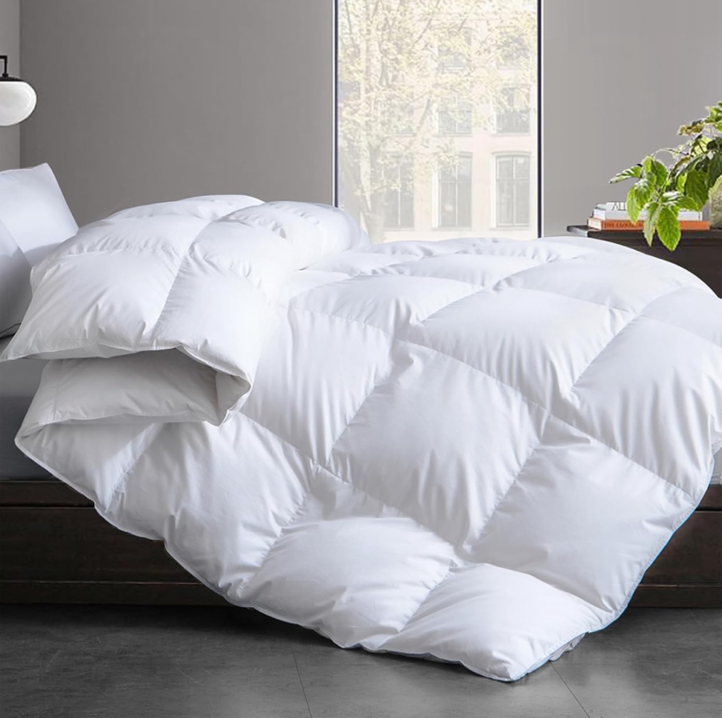 Luxury Feather Comforter - California King Size - Sealed