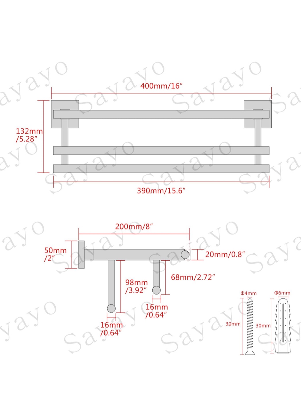 Like New Towel Shelf - Pls Read Description - photo 5