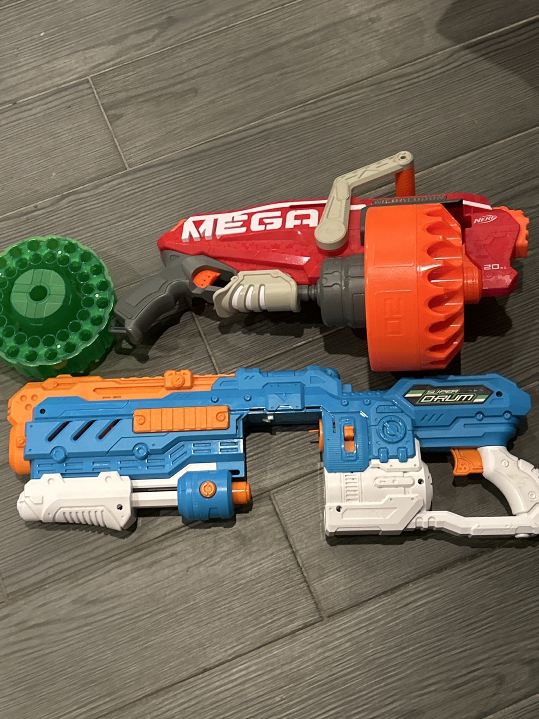 Nerf Mega Megalodon & Super Drum Blasters