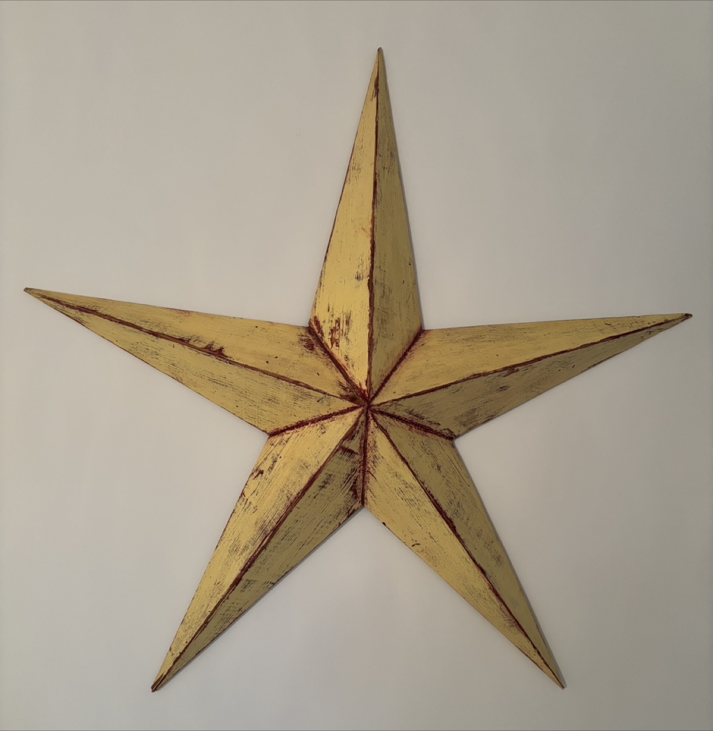 Large Farmhouse Wooden Star Wall Hanging - photo 2