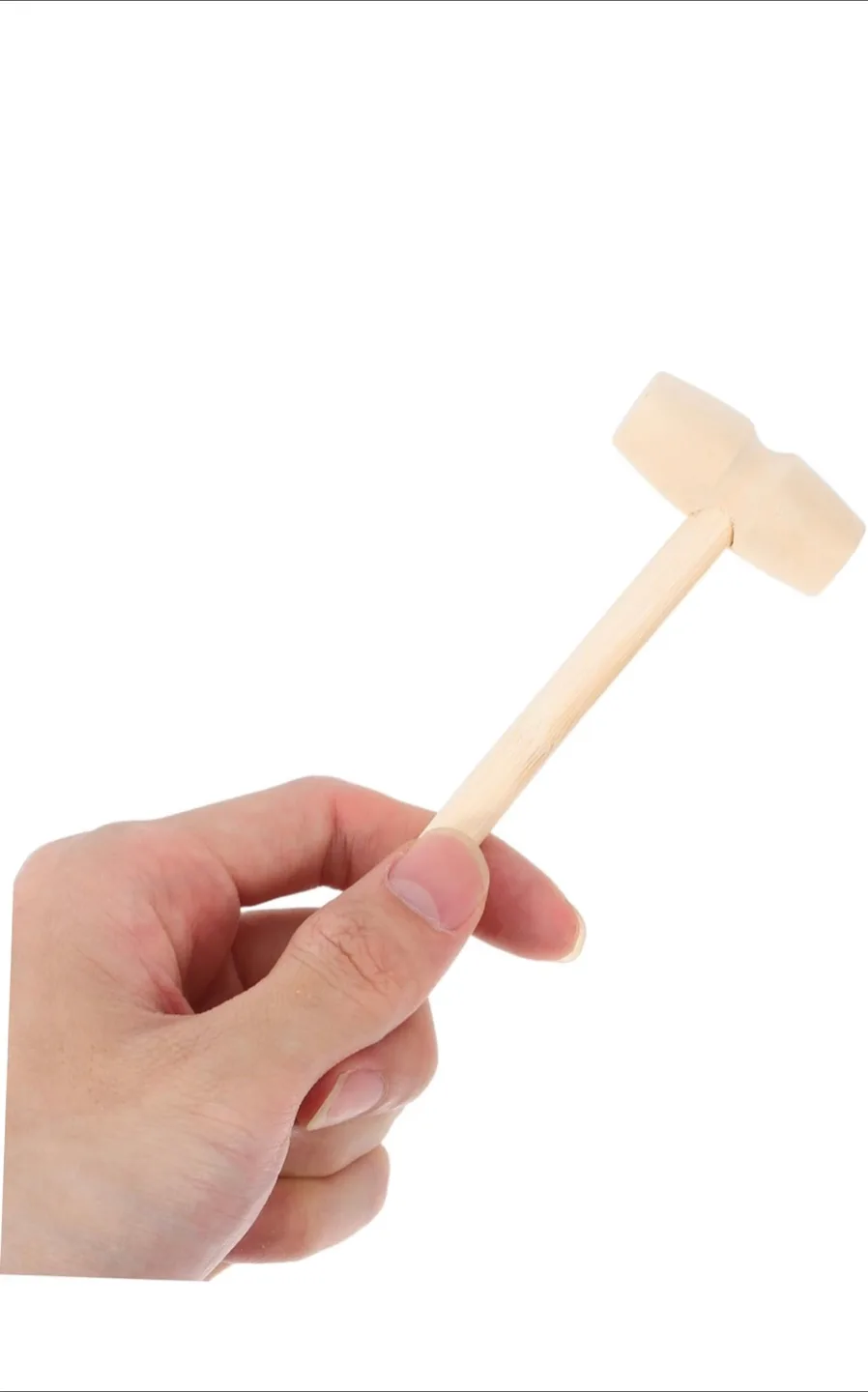 60 Wooden Mallets/hammer - Perfect for Crafts & smash treats image indicator(4)