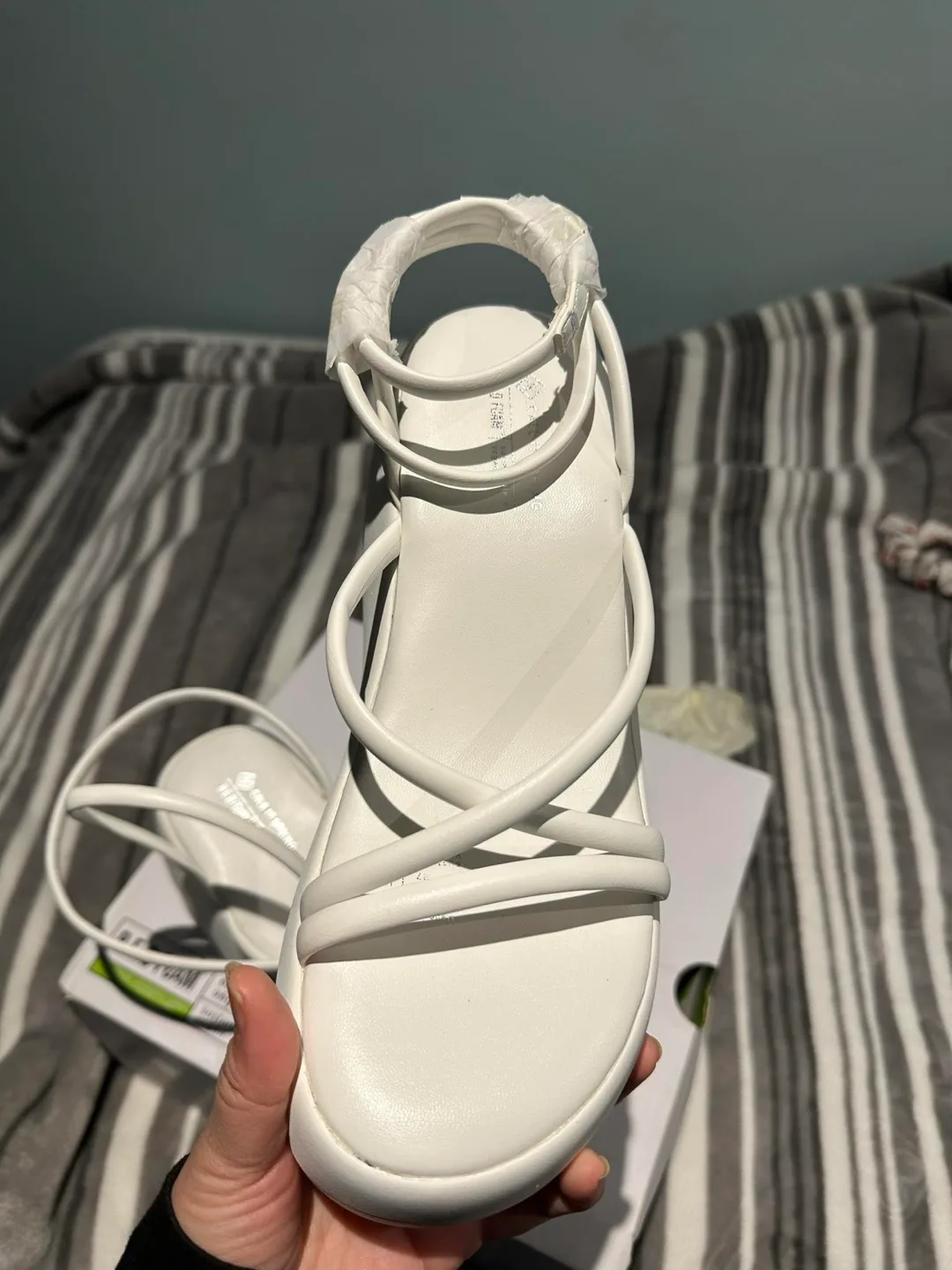 Call it Spring Women's White Platform Sandals thumbnail